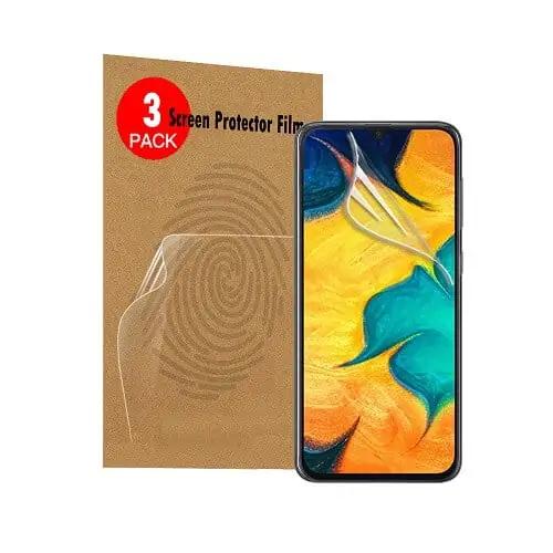 (3 Pack) For Samsung Galaxy A31 Anti Glare Matte Plastic Soft Pet Screen Protector Film Guard (3 Pack) For Samsung Galaxy A31 Anti Glare Matte Plastic Soft Pet Screen Protector Film Guard